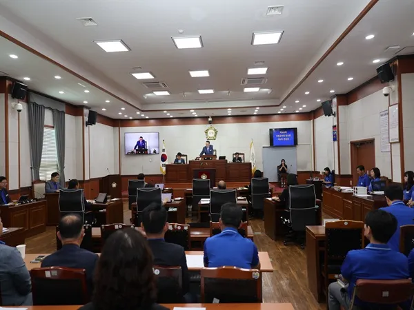 장흥군의회, 제308회 임시회 폐회…공유재산 관리계획 등 7건 처리
