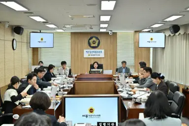 세종시의회 예결특위, 결산 및 추경예산안 심사