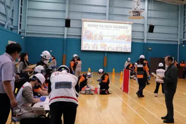 보도/해명-옹진군·송도소방서, 재난 속 주민 생명 지키는 합동훈련 실시