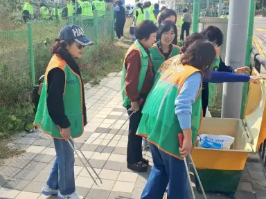 은행동 자율방재단, 겨울철 자연재난 대비 현장 점검ㆍ안전 캠페인 전개