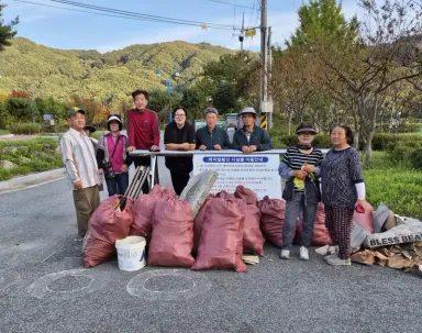 봉산면 클린농촌단, 도로변 환경 Clean-up 추진
