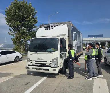 충북도, 전국 동시 체납차량 단속 실시