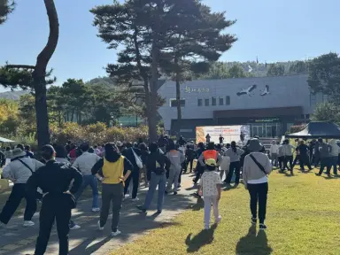 예산군보건소, 황새공원 국가생태탐방로 둘레길 걸으며 건강 챙겼다