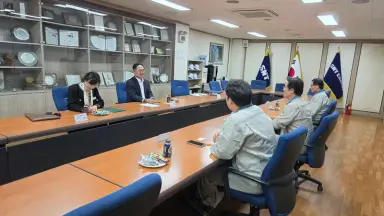 창원특례시 해양항만수산국, ‘1직원+1사 전담제’ 담당기업 현장 방문