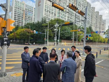 대구 북구의회 ‘대구 북구 어린이 등굣길 교통안전 연구회’ 어린이 보행안전시설 우수사례 현장방문 실시