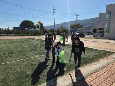 덕곡면 여성민방위기동대, 가을철 환경정비 및 1회용품 줄이기 캠페인 전개