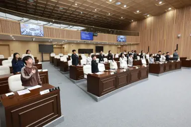 청주 교동초등학교 청소년 의회교실 참가