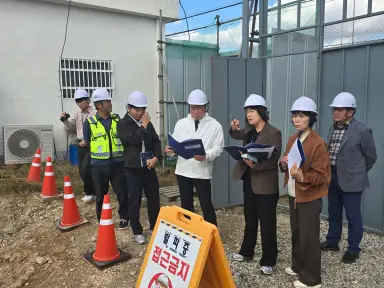 부안군 방상윤 부군수, 공공건축물 건립 주요 현장 점검