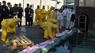 안산시, 반월도금산업단지 수질오염·화학사고 대비 민·관 합동훈련