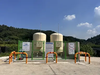 고흥군 남양면 장담마을 LPG 배관망 구축 완료