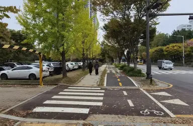 광산구 첨단중앙로 자전거도로 1.7km 정비 완료