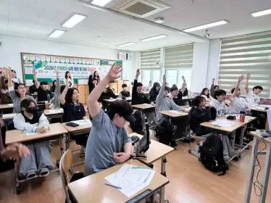장성군 치매안심센터, 학교서 치매환자 실종 대응 모의훈련