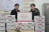황오동 부일온누리약국,‘사랑의 라면’38박스 기탁