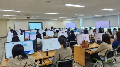 광주시교육청, 늘봄실무사 업무 효율 높인다…AI 스마트워크 연수