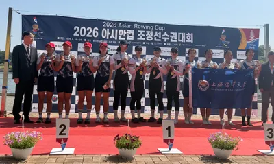 광주체육고 조정부, 아시아 선수권서 성인 실업팀 꺾고 은메달