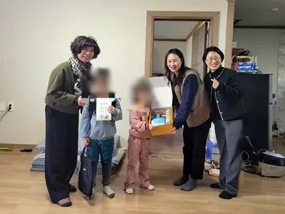 장흥군 드림스타트, 예비 초등학생에 '꿈을 담은 책가방' 전달