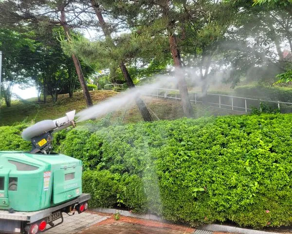 보성군, 하절기 감염병 차단…친환경 연무 소독 총력
