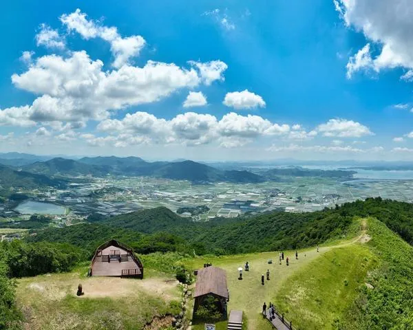 보성 주월산 활공장, 산과 바다 어우러진 여름 절경