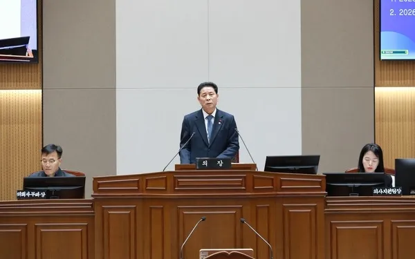장성군의회, 제375회 임시회 개회