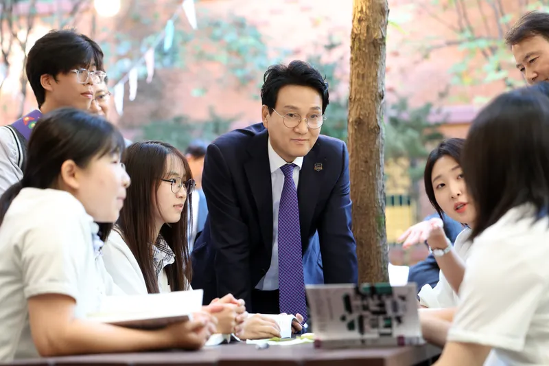 안민석 교육감...RAS교육 우수학교 남양주 오남고 현장 방문