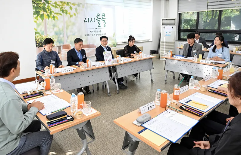 김원기 의정부시장, 녹양동서 [시시콜콜]...주민과 격의 없는 소통