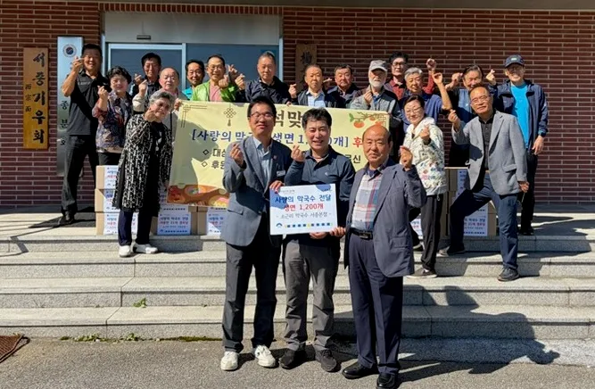 소근리 막국수 서종본점, 관내 경로당에 사랑의 막국수 생면 전달