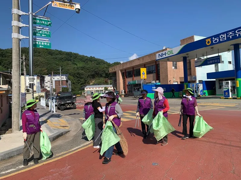 합천군 쌍백면 주민자치회, 추석맞이 환경정화 활동 실시