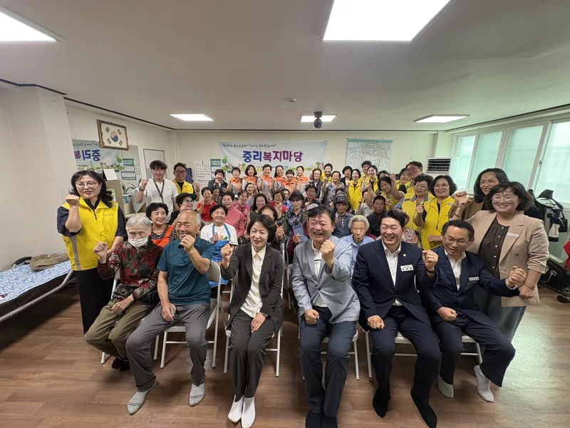 중리동 지역사회보장협의체, 찾아가는 ‘중리복지마당’ 3차 운영