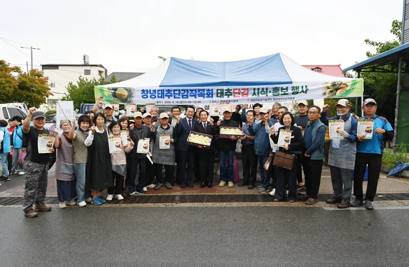 창녕태추단감작목회, 태추단감 시식 및 홍보 행사 개최