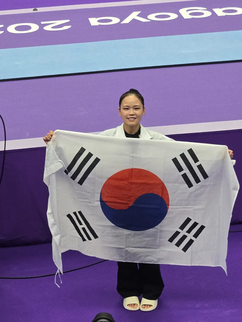 제천시청 여서정, 아시안게임 여자 도마 금메달… 8년 만에 정상 탈환