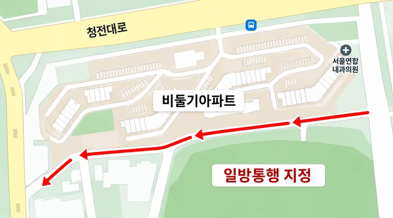제천시, 의림대로34길 일방통행 지정
