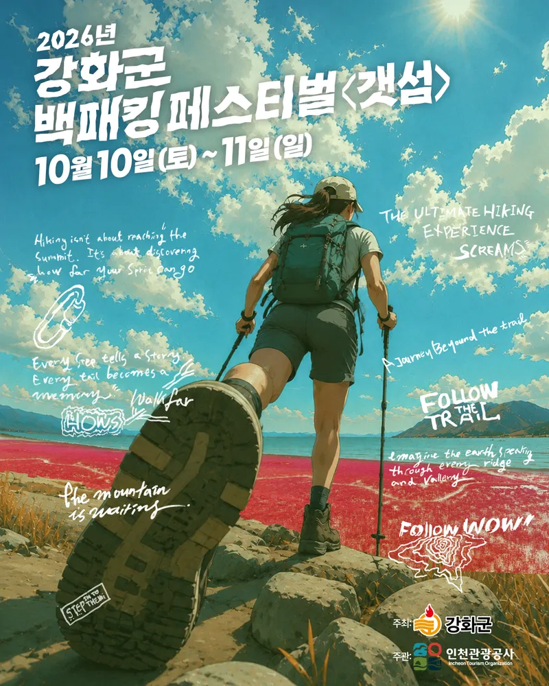강화군 백패킹 페스티벌 개최에 따른 민머루해변 출입 통제 안내 (10.10~10.11)
