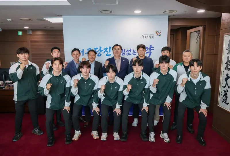 “충남도민 대표로 뛴다!”…당진시 선수단, 제107회 전국체육대회 출전 보고