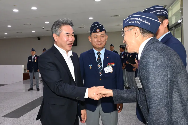 박준 의장, 재향군인 헌신에 존경과 감사 전해