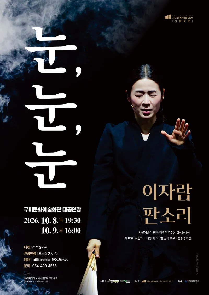 프랑스 아비뇽 사로잡은 판소리 구미 온다…이자람 '눈·눈·눈' 공연