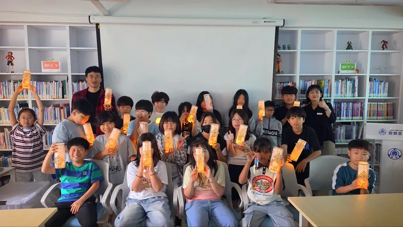 고성동부청소년센터, 한글날 맞아 회화초등학교 연계 체험 프로그램 운영 [교육청소년과]