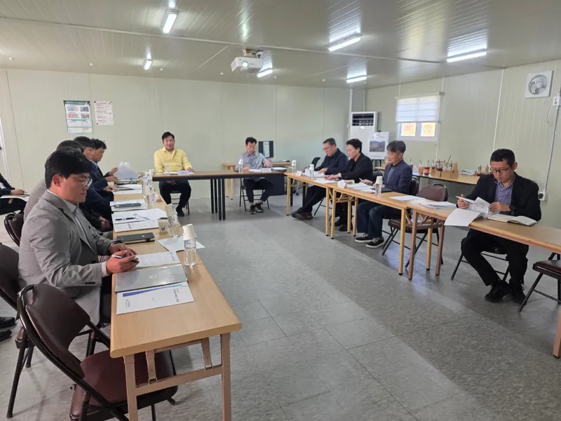 민경우 도의원, 청도지구 다목적농촌용수개발사업 추진상황 점검