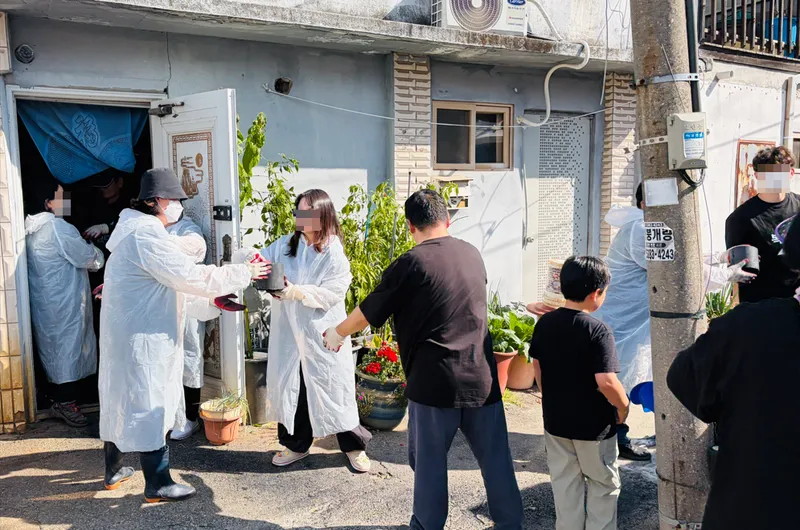 고산동, [새터교회] 빼벌마을 취약계층에 연탄 2천 장 전달