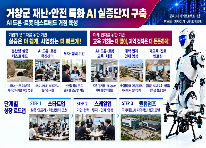 거창군, 재난·안전 특화 AI 실증단지 청사진 제시