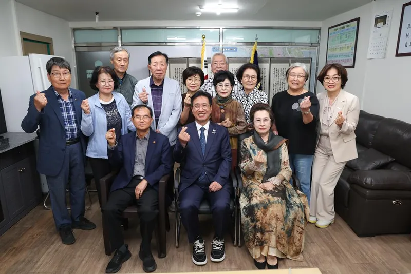 김해시, 광복회 김해시지회 방문
