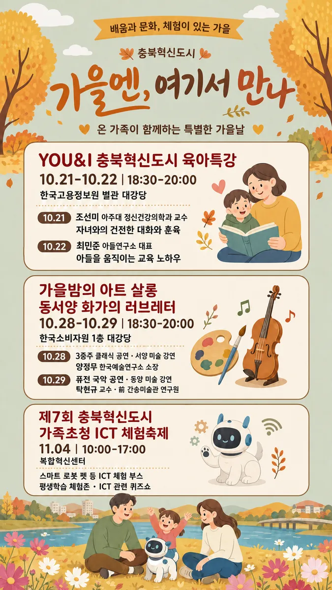 충북혁신도시 문화주간 가을엔, 여기서 만나 운영