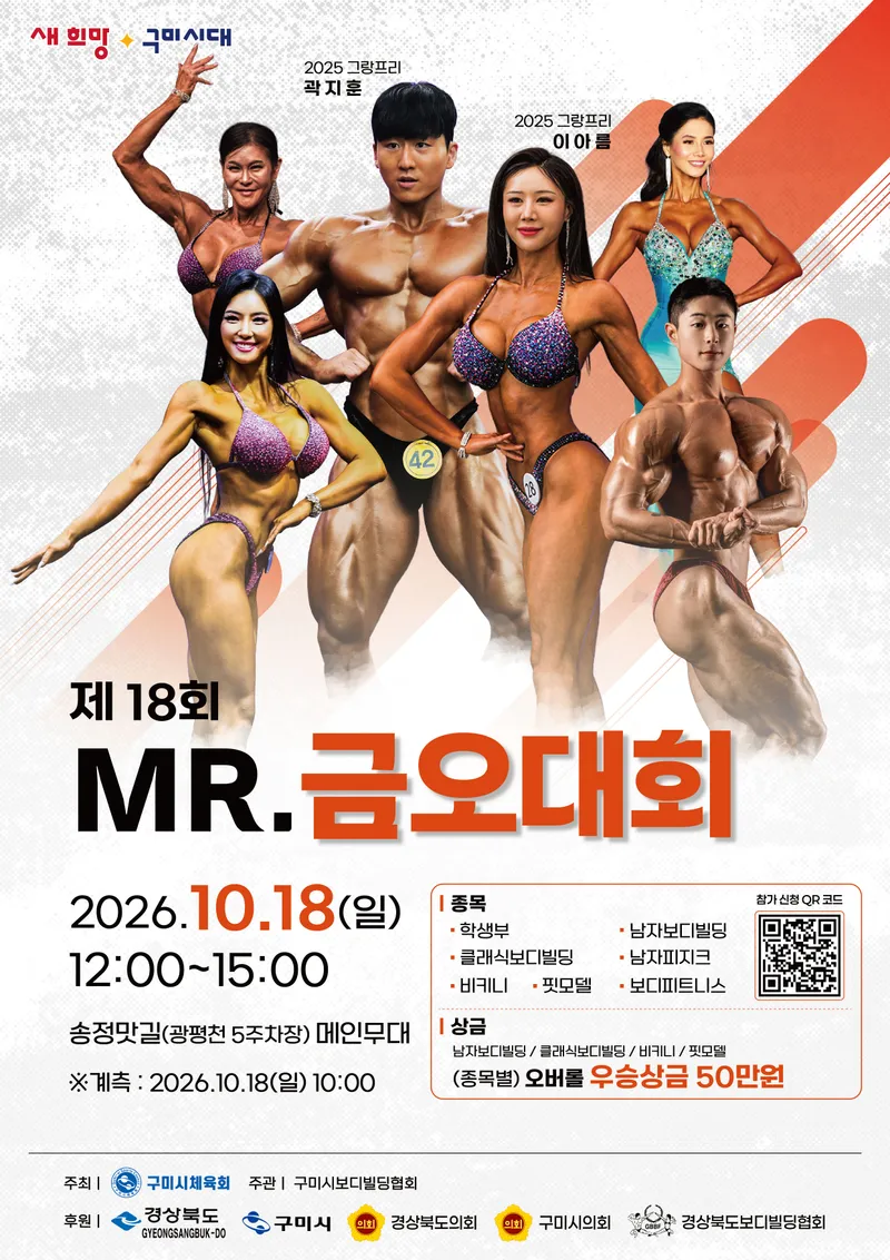 맛있는 축제에 강렬한 무대 더했다…'제18회 미스터 금오대회' 개최