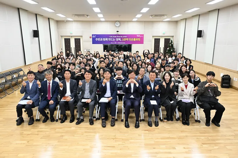 이민근 안산시장, 3권역 주민과 철도지하화·교육 경쟁력 강화 논의