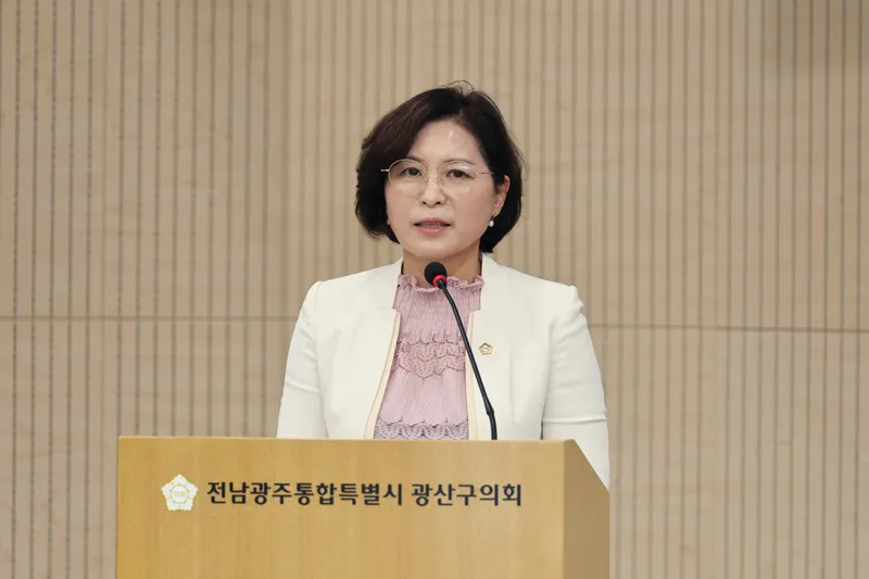 김길화 광산구의원, 농촌관광·주민소득 잇는 ‘명화 김치촌’ 조성 제안