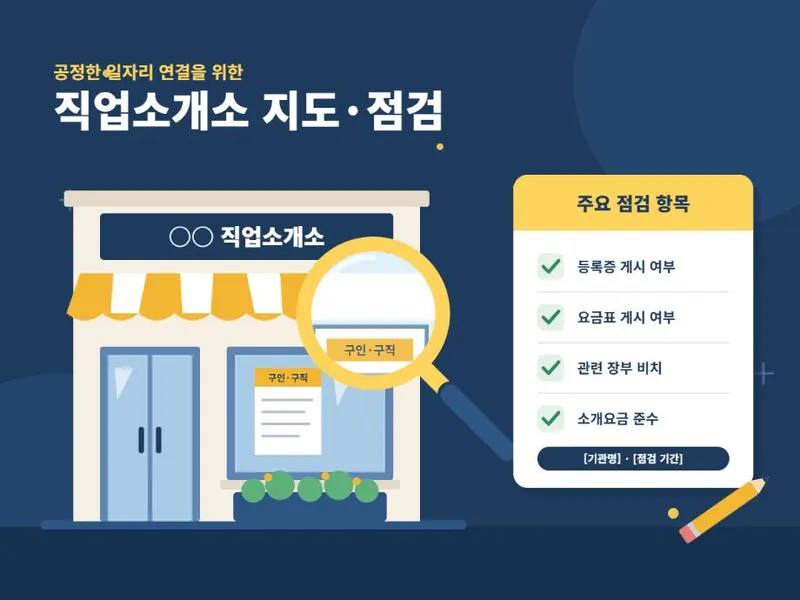 ‘과다 요금․무등록 유령업체 싹 도려낸다’ 태안군, 10월 26일부터 직업소개사업소 고강도 지도․점검 돌입