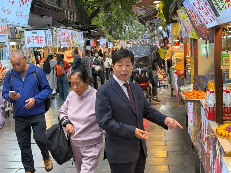 박정주 홍성군수, 명동상가 활성화 방안 중국 회족거리에서 찾다!