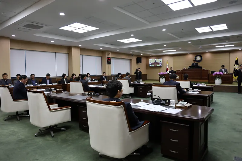 청양군의회, 제324회 임시회 개회
