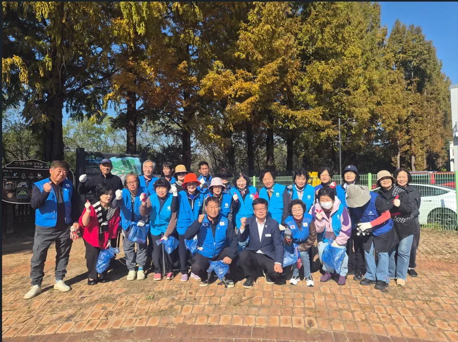 바르게살기운동 강하면위원회, 수풀로 일대 환경정비 활동 펼쳐