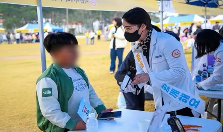 홍성군 어린이·사회복지급식관리지원센터, 손 위생 체험부스 운영