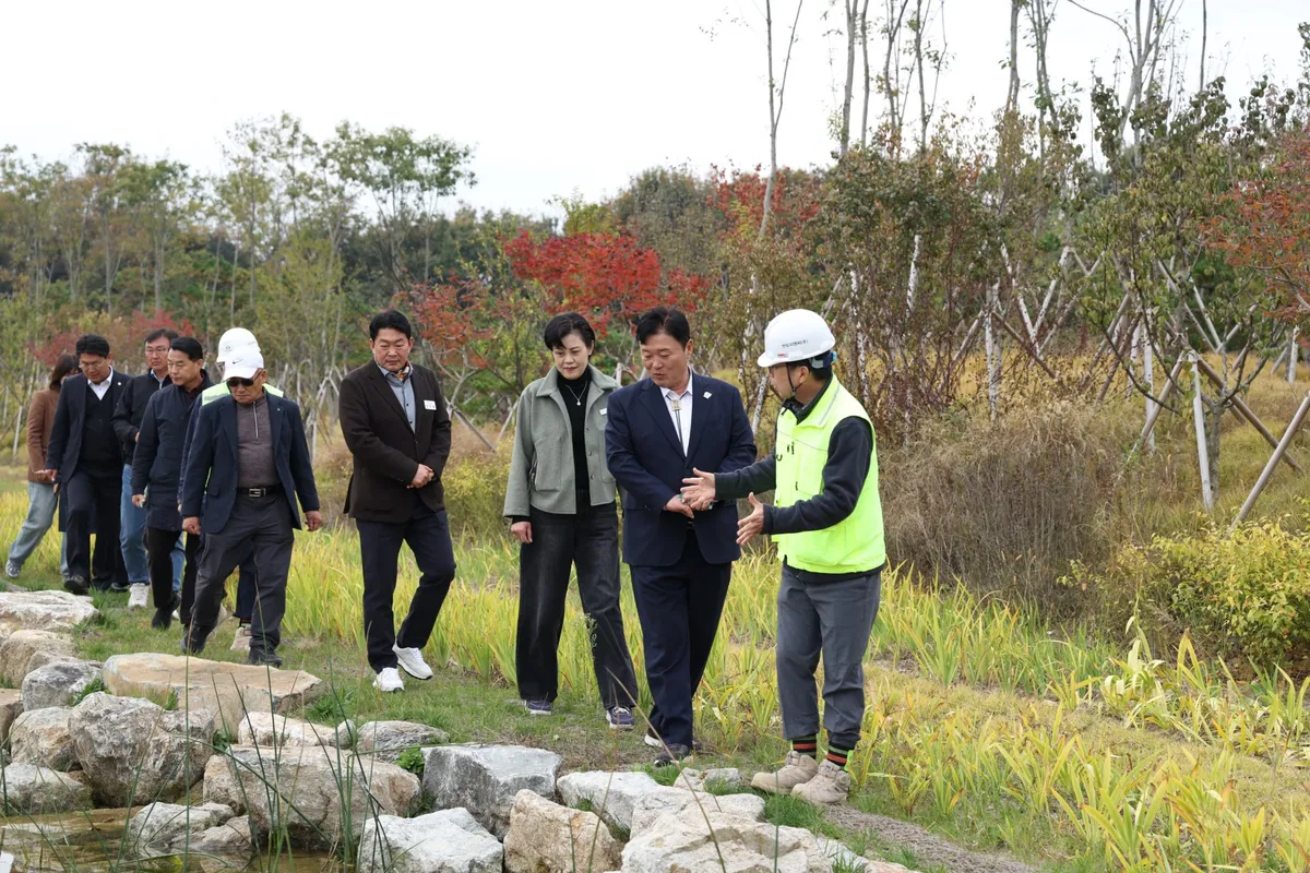소고리 도시생태축 복원사업 준공… 폐기물매립장, 생태공간으로 재탄생